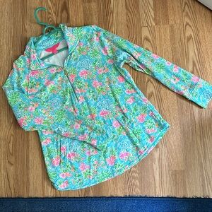 Like New Lilly Pulitzer Disney Pullover-1/4 Zip